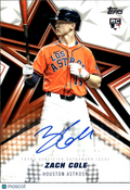 Zach Cole 2026 Topps Stars Autographs RC Auto Houston Astros
