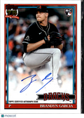 Brandyn Garcia 2026 Topps '91 Auto Autograph RC Arizona Diamondbacks