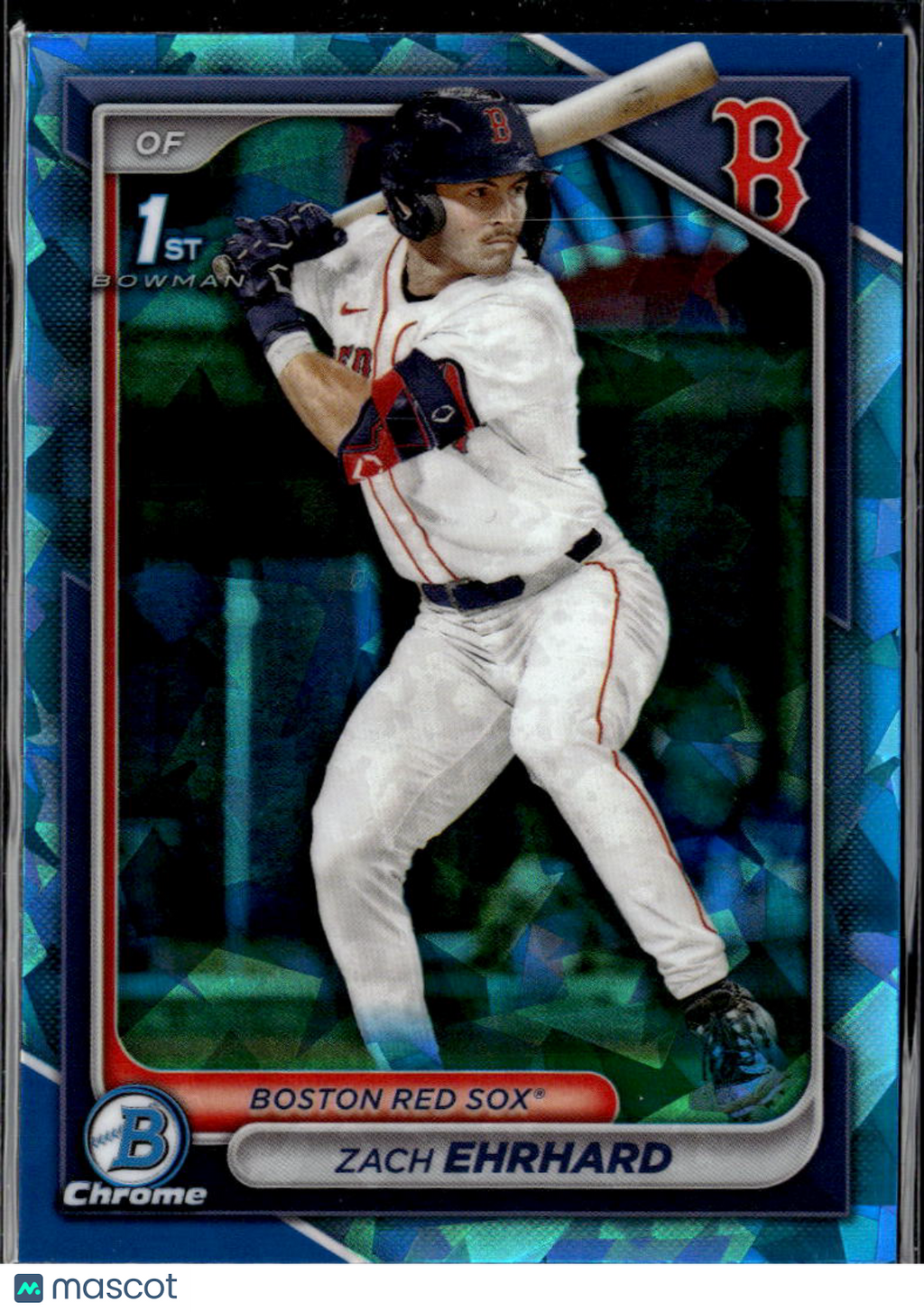 Zach Ehrhard 2024 Bowman Chrome 1st Sapphire Boston Red Sox