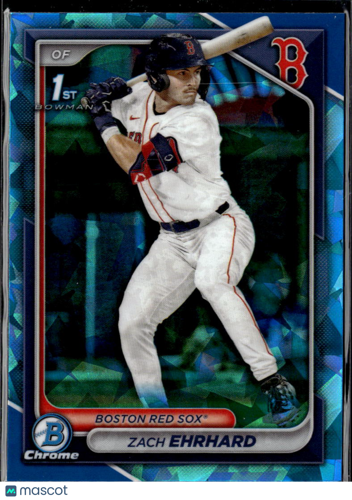 Zach Ehrhard 2024 Bowman Chrome 1st Sapphire Boston Red Sox