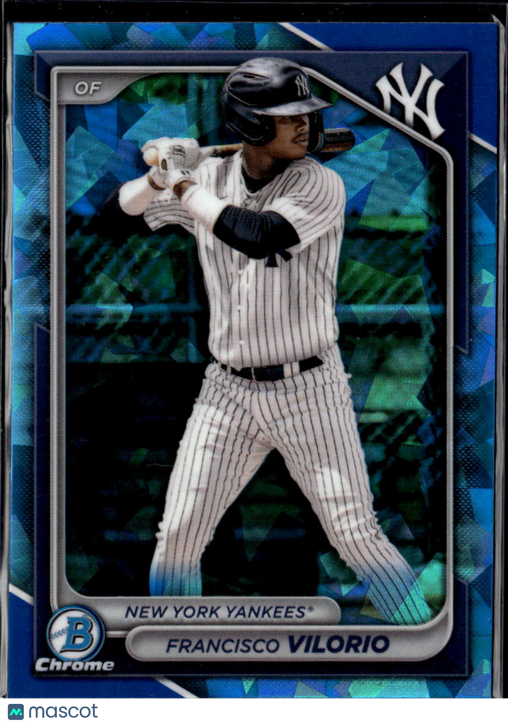 Francisco Vilorio 2024 Bowman Chrome Sapphire Blue New York Yankees