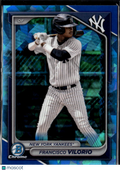 Francisco Vilorio 2024 Bowman Chrome Sapphire Blue New York Yankees