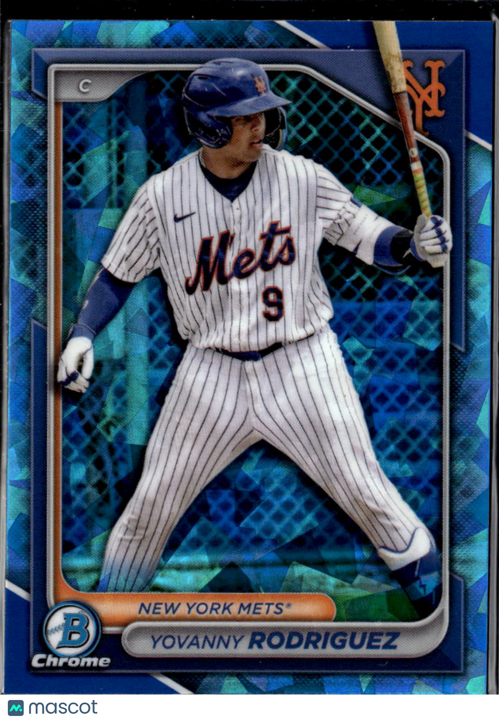 Yovanny Rodriguez 2024 Bowman Chrome Sapphire New York Mets