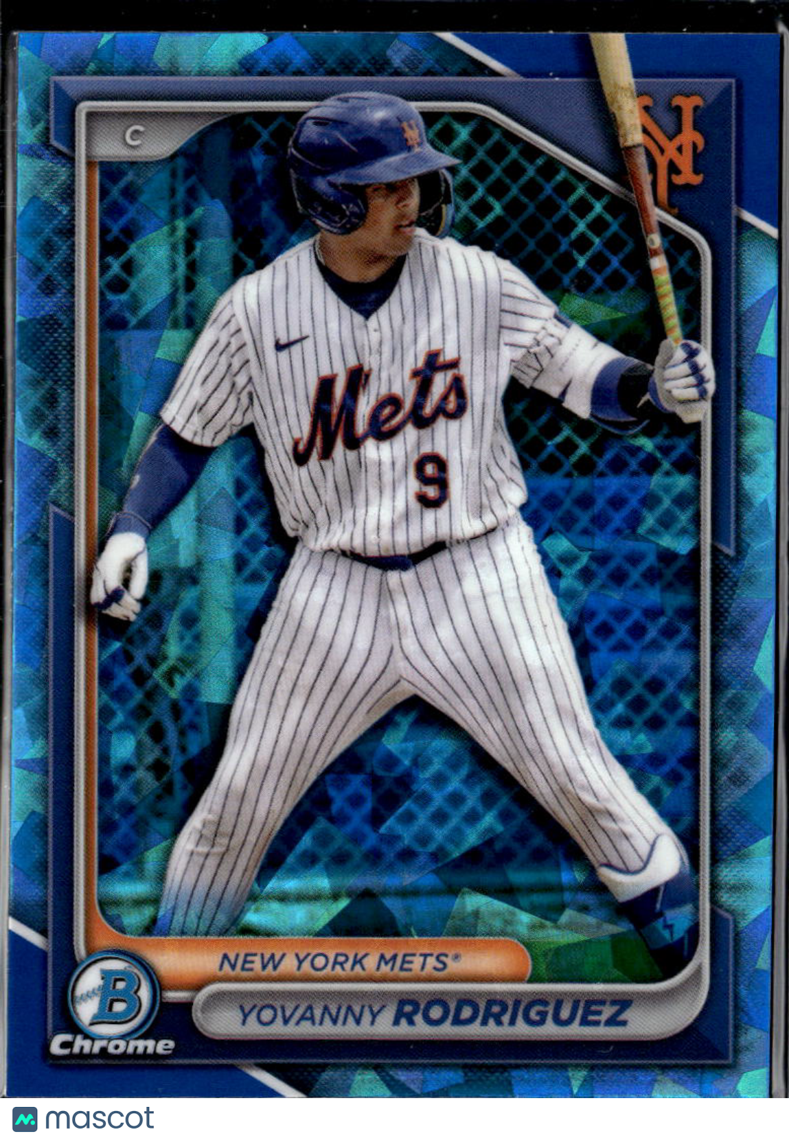 Yovanny Rodriguez 2024 Bowman Chrome Sapphire New York Mets