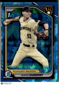 Jaron DeBerry 2024 Bowman Chrome 1st Bowman Sapphire Milwaukee Brewers