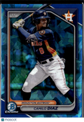 Camilo Diaz 2024 Bowman Draft Chrome Sapphire Houston Astros