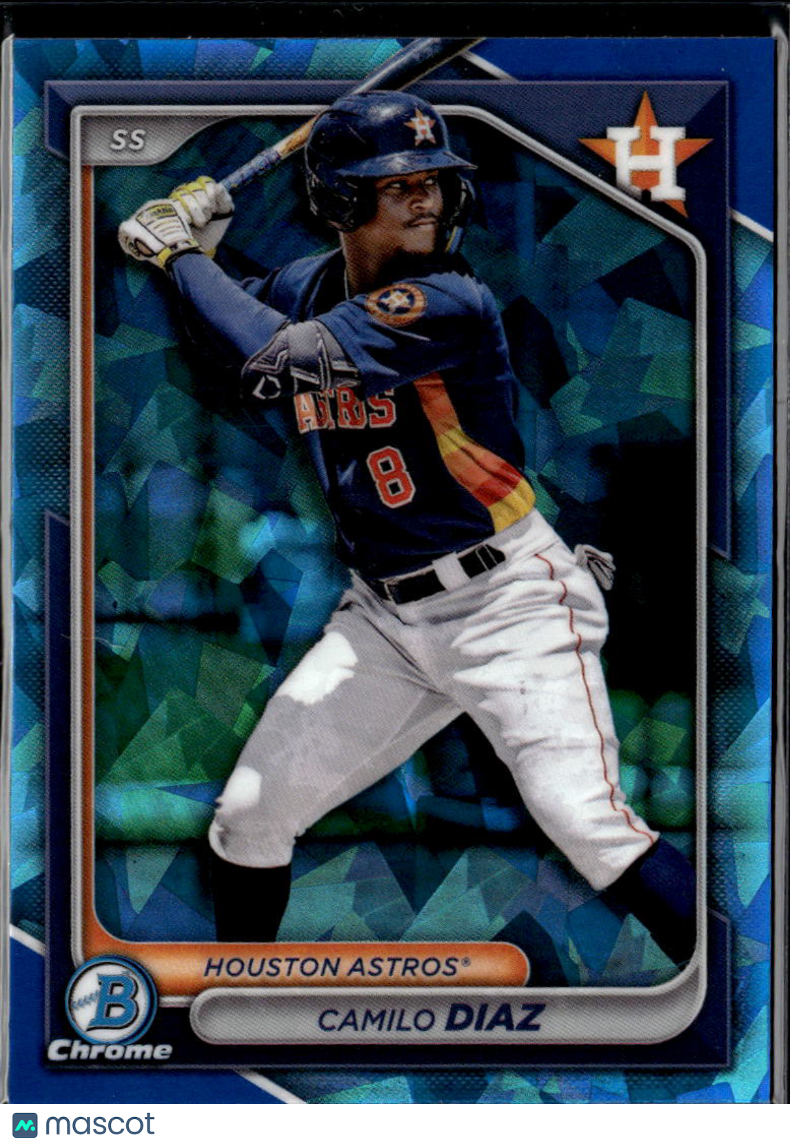Camilo Diaz 2024 Bowman Draft Chrome Sapphire Houston Astros