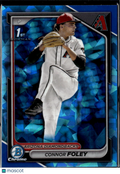 Connor Foley 2024 Bowman Chrome 1st Sapphire Arizona Diamondbacks