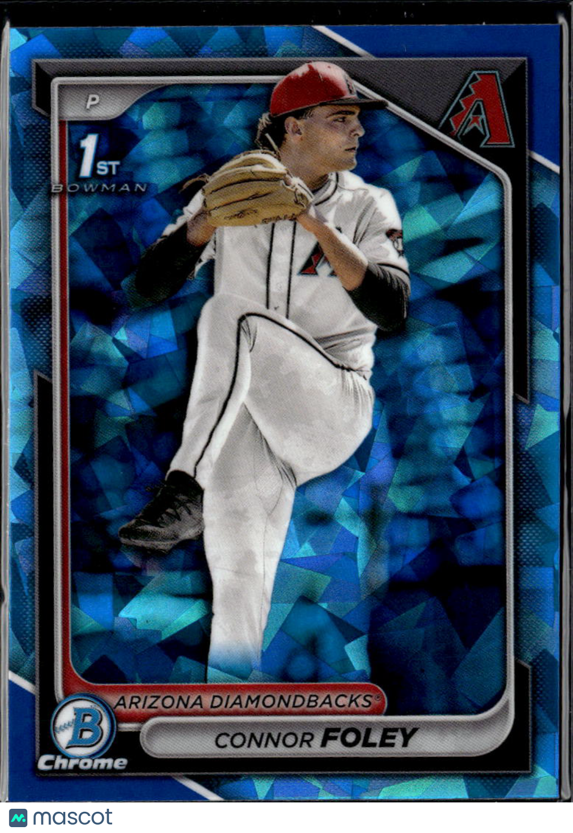 Connor Foley 2024 Bowman Chrome 1st Sapphire Arizona Diamondbacks