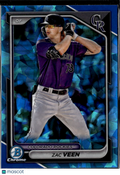 Zac Veen 2024 Bowman Chrome Sapphire Colorado Rockies