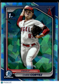 Chris Cortez 2024 Bowman Chrome 1st Sapphire Los Angeles Angels