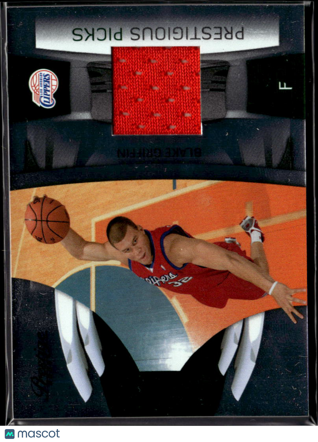 Blake Griffin 2009-10 Prestige Game Worn Jersey Patch /100 Los Angeles Clippers