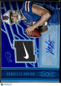 Nathan Peterman 2017 Phoenix Auto Autograph NIKE Swoosh RC 1/1 Buffalo Bills