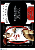 Joe Montana 2020 National Treasures Super Bowl Immortality San Francisco 49ers