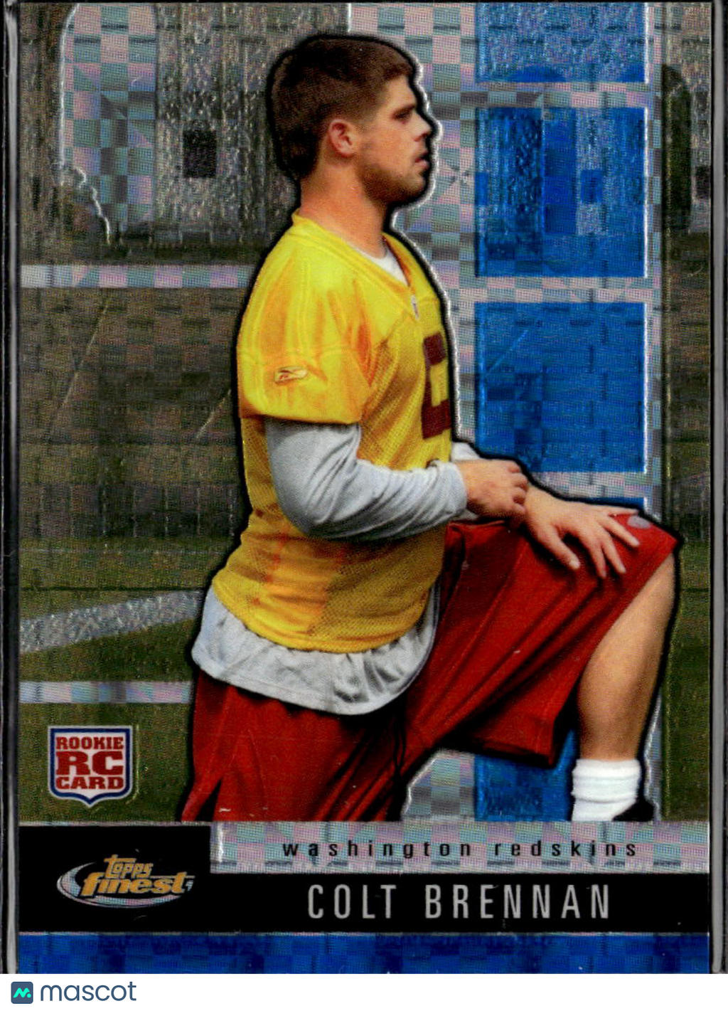 Colt Brennan 2008 Topps Finest X-Fractor Rookie RC 40/50 Hawaii Redskins