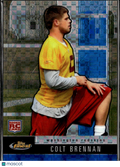 Colt Brennan 2008 Topps Finest X-Fractor Rookie RC 40/50 Hawaii Redskins