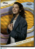 Wendy Darling 2025 Topps Chrome Disney GOLD Wave Refractor 35/50 #156