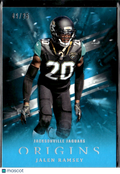 Jalen Ramsey 2018 Origins Aqua 9/25 Jacksonville Jaguars