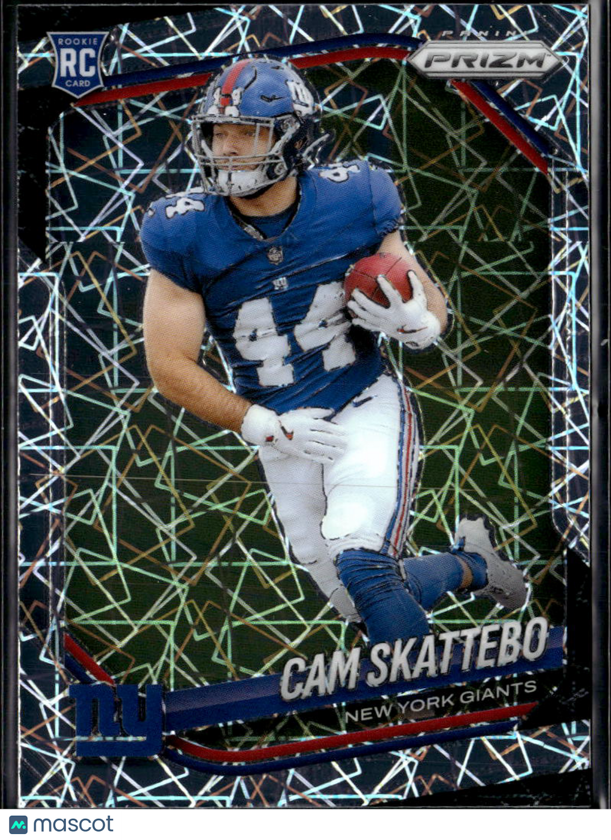 Cam Skattebo 2025 Prizm Laser Prizm Rookie RC New York Giants