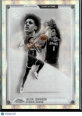 Jalen Johnson 2025-26 Topps Chrome Glass Canvas CASE HIT Atlanta Hawks