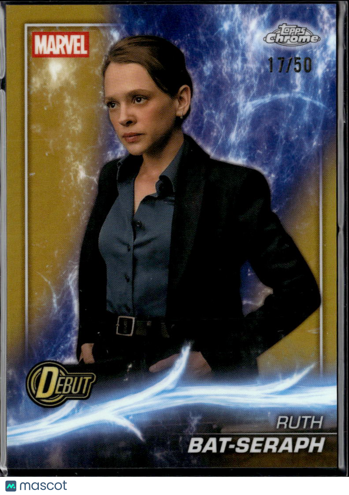 Ruth Bat-Seraph 2025 Topps Chrome Marvel GOLD Refractor Debut 17/50 #169