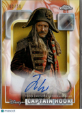 Jude Hall as Captain Hook 2026 Topps Disney Chrome GOLD Auto Autograph 2/50