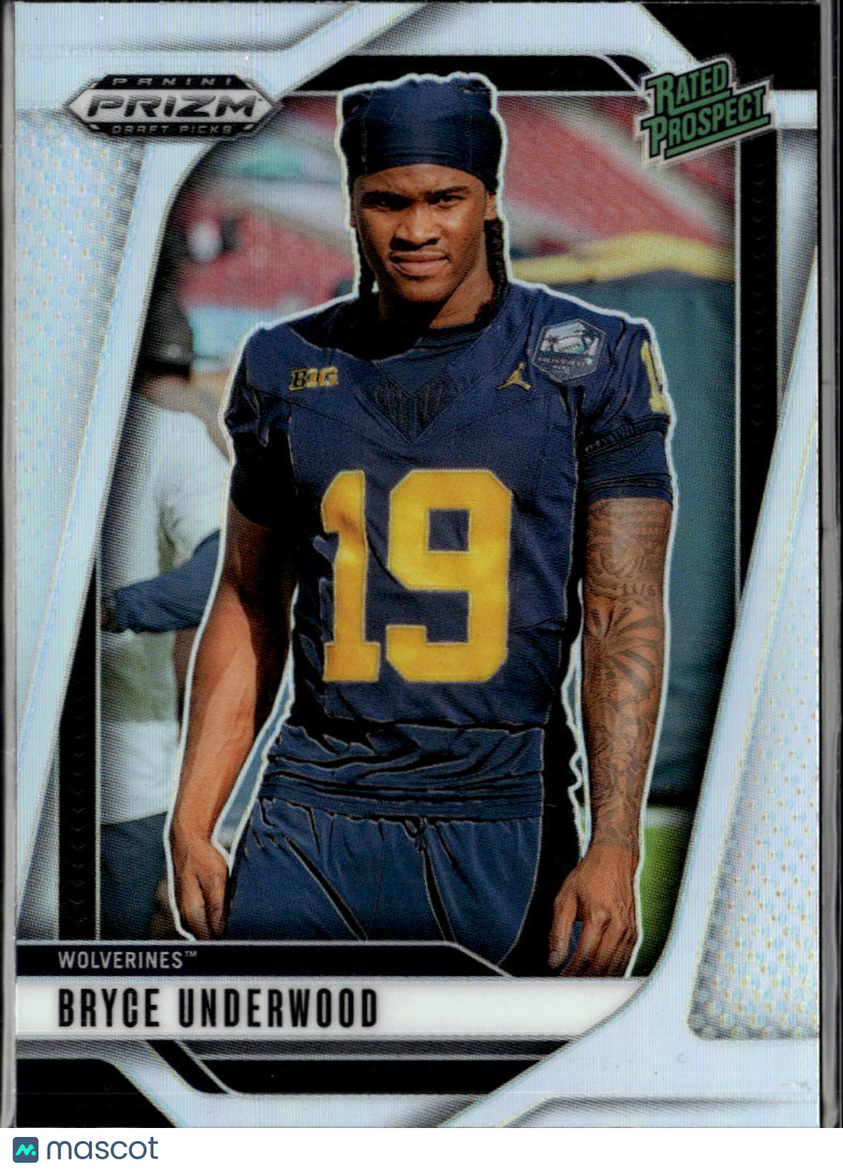 Bryce Underwood 2025 Panini Prizm Draft Picks Rated Prospect Michigan Wolverines