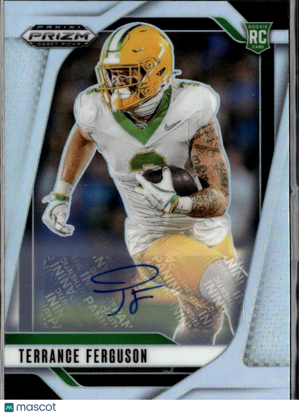 Terrance Ferguson 2025 Prizm Draft Auto Autograph RC Oregon Ducks