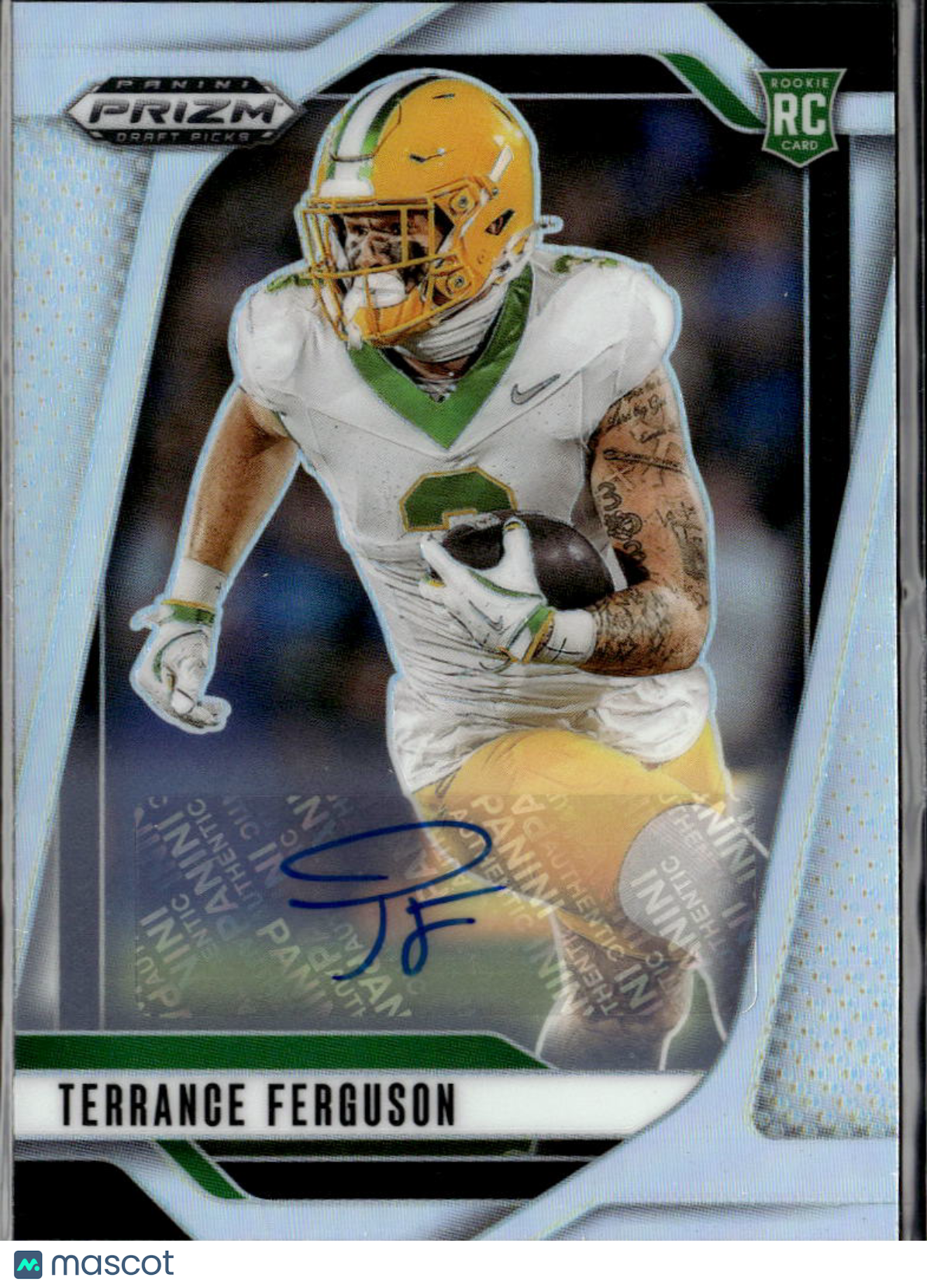 Terrance Ferguson 2025 Prizm Draft Auto Autograph RC Oregon Ducks