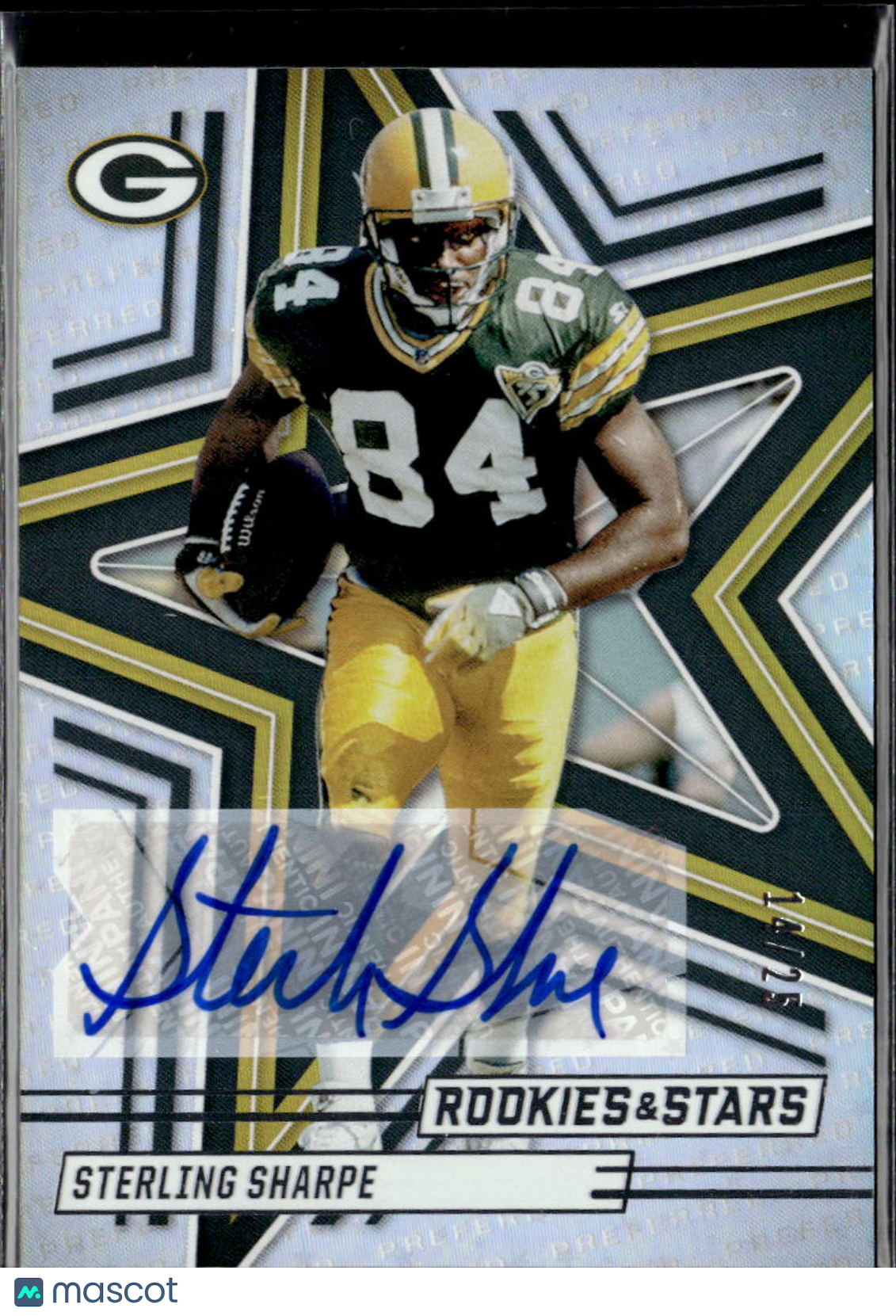 Sterling Sharpe 2025 Rookies & Stars Auto Autograph 14/25 Green Bay Packers