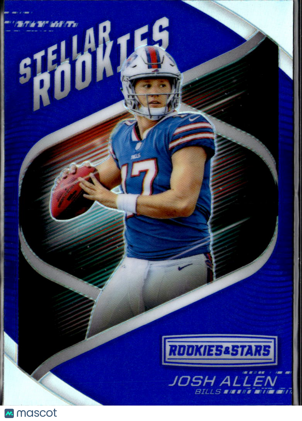 Josh Allen 2018 Rookies & Stars Stellar Rookies Blue RC Buffalo Bills