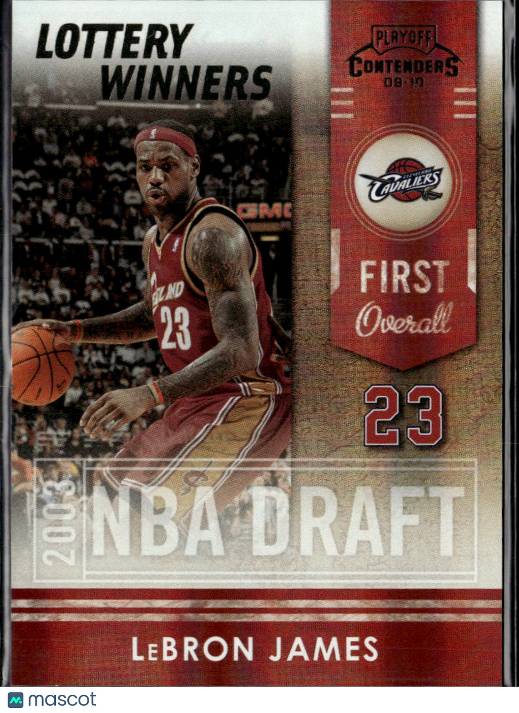 LeBron James 2009-10 Playoff Contenders Lottery Winners 3/50 Cleveland Cavaliers