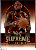 LeBron James 2008-09 Fleer Hot Prospects Supreme Court Cleveland Cavaliers