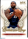 LeBron James 2008 Fleer Hot Prospects Cream of the Crop Cleveland Cavaliers