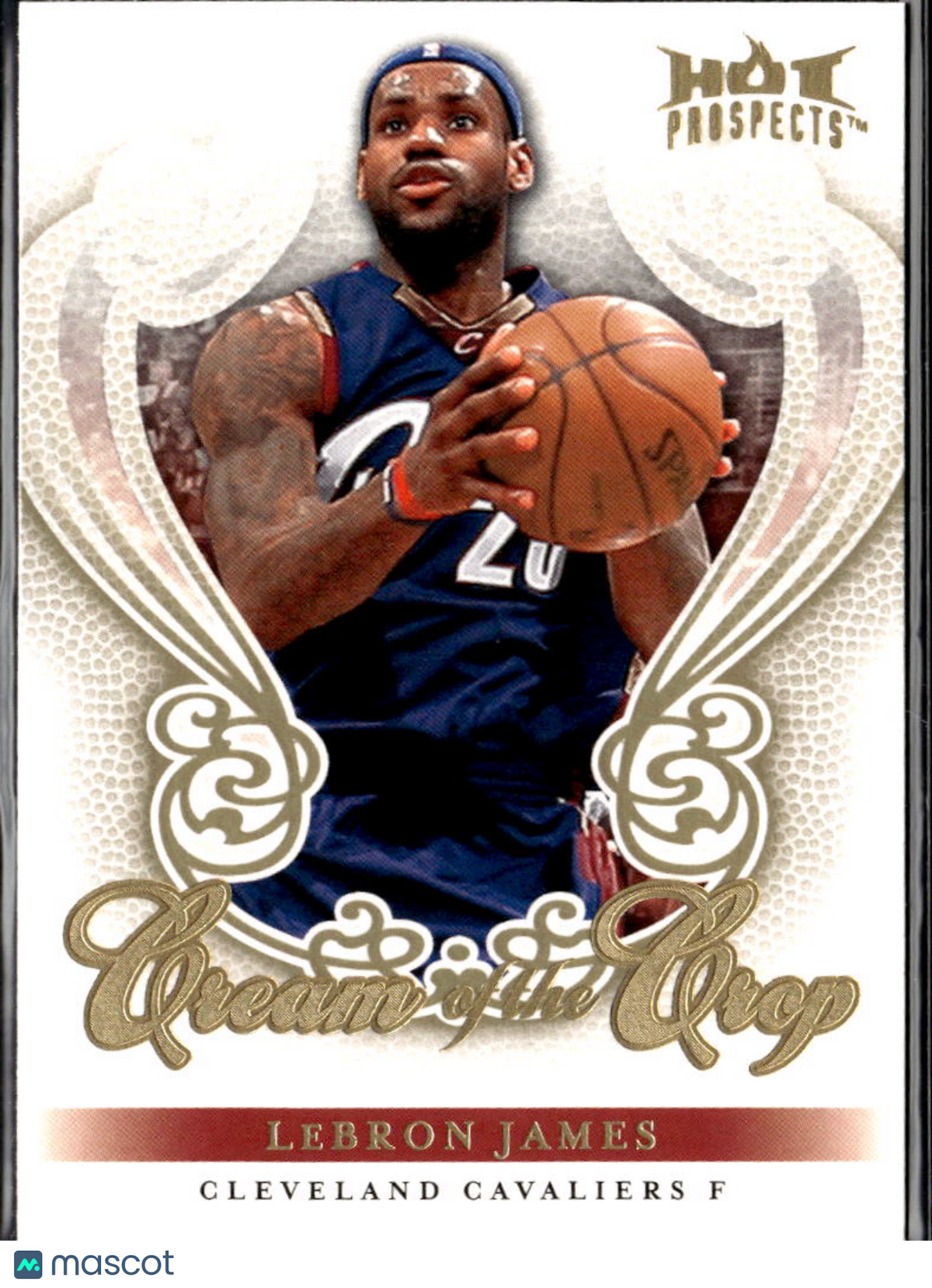 LeBron James 2008 Fleer Hot Prospects Cream of the Crop Cleveland Cavaliers