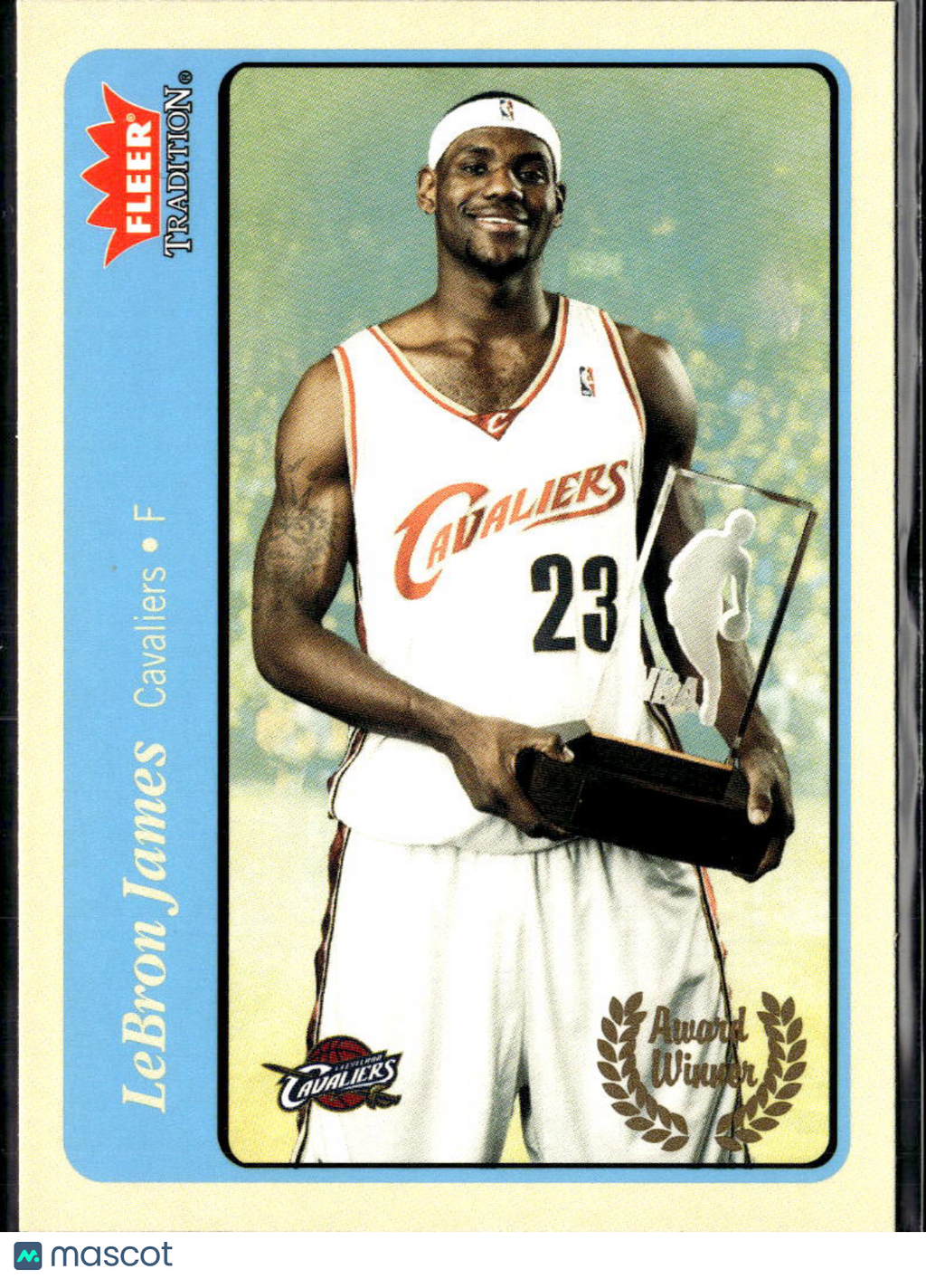 LeBron James 2004-05 Fleer Tradition Award Winner Blue #210 Cleveland Cavaliers