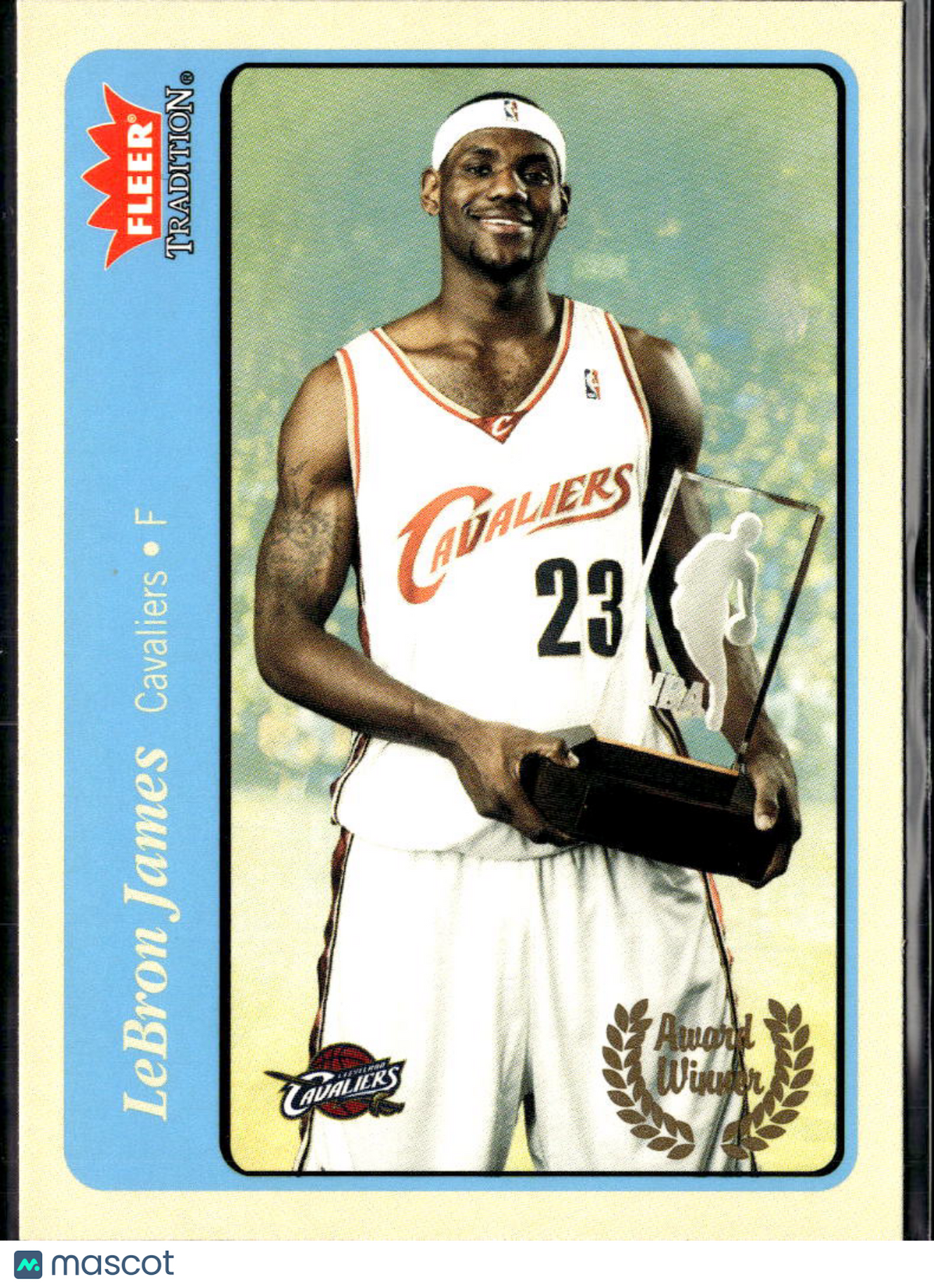 LeBron James 2004-05 Fleer Tradition Award Winner Blue #210 Cleveland Cavaliers