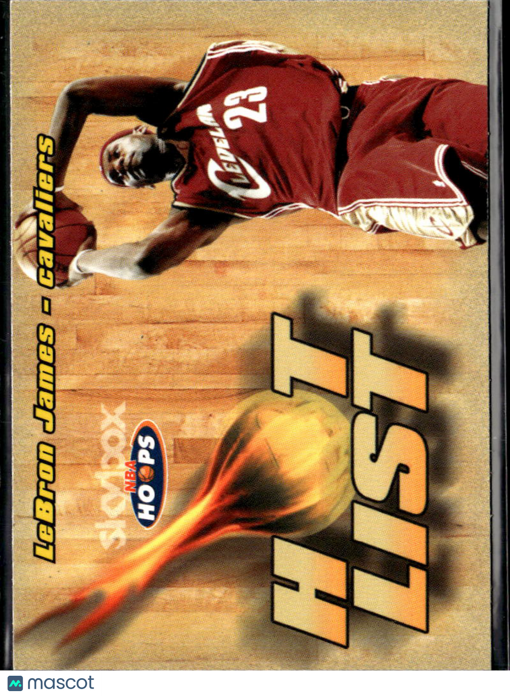LeBron James 2004-05 SkyBox Hoops Hot List #2 Cleveland Cavaliers