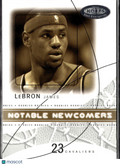 LeBron James 2004-05 Hoops Hot Prospects #13NN Cleveland Cavaliers