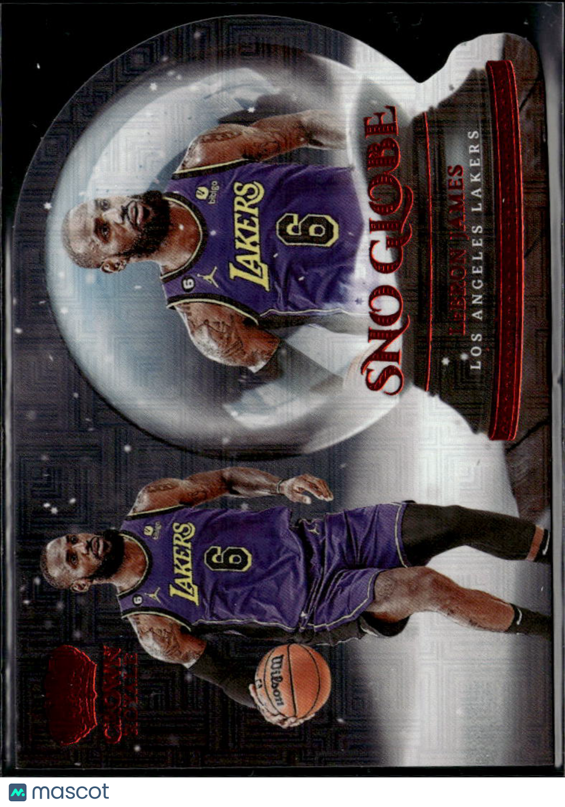 LeBron James 2023 Panini Crown Royale Sno Globe Los Angeles Lakers