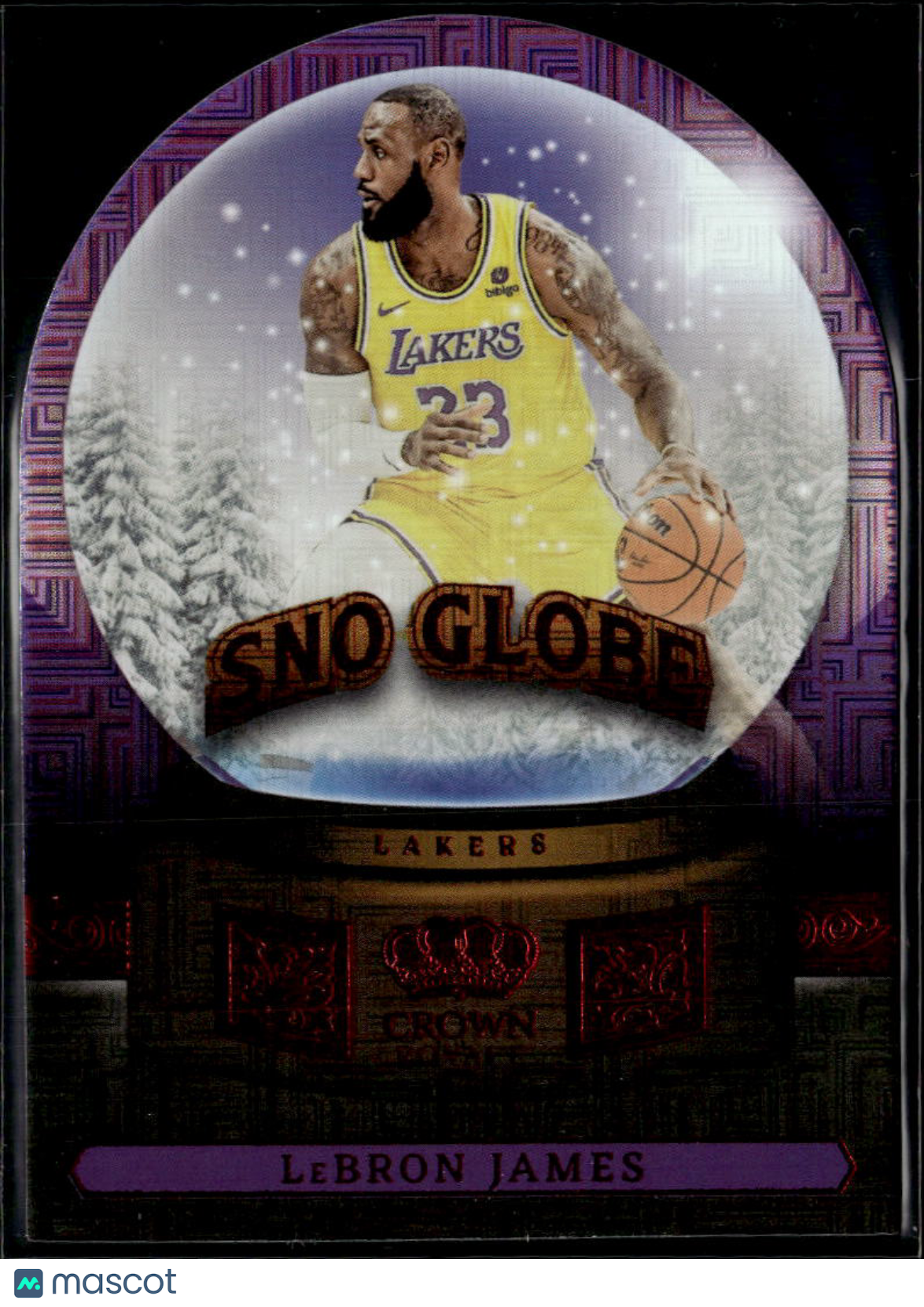 LeBron James 2023-24 Crown Royale Sno Globe Los Angeles Lakers