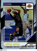 LeBron James 2024-25 Donruss Silver Die-Cut 19/25 #19 Los Angeles Lakers
