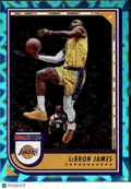 LeBron James 2022-23 NBA Hoops Teal Explosion Los Angeles Lakers