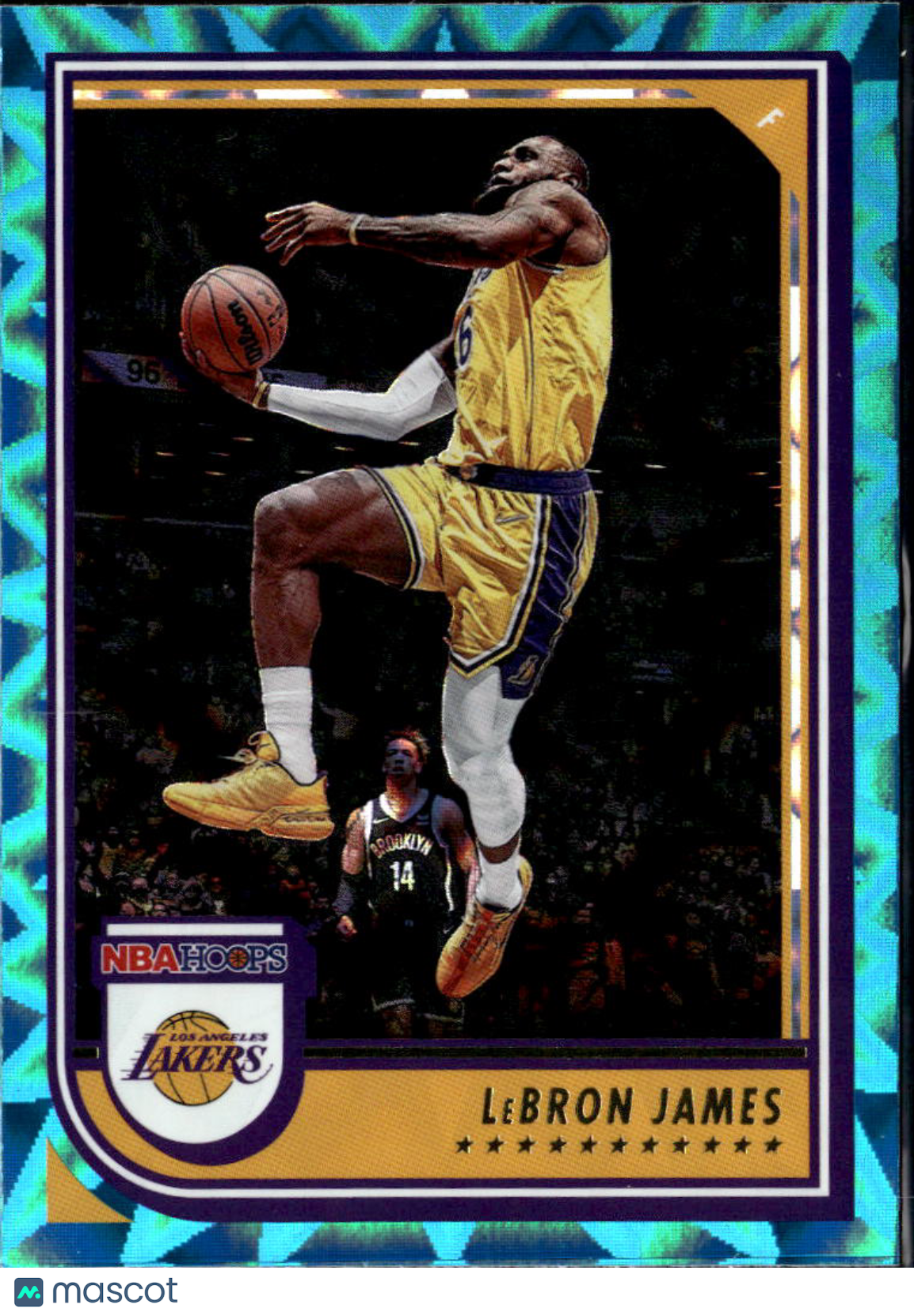 LeBron James 2022-23 NBA Hoops Teal Explosion Los Angeles Lakers