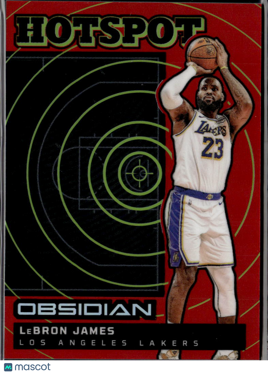 LeBron James 2024-25 Obsidian Hotspot Red Los Angeles Lakers