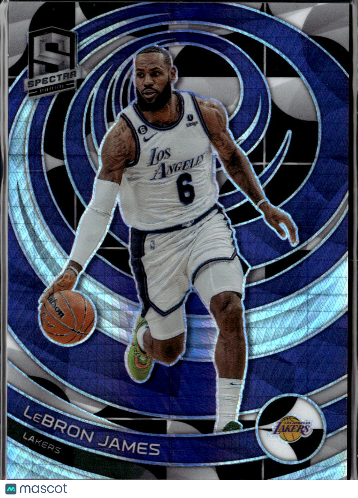 LeBron James 2022-23 Spectra Hyper Prism SSP #79 Los Angeles Lakers