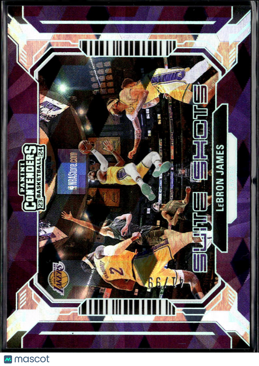 LeBron James 2023-24 Contenders Suite Shots Cubic 41/99 Los Angeles Lakers