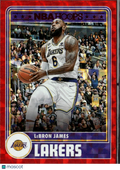 LeBron James 2023-24 NBA Hoops Red 93/99 Los Angeles Lakers