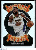 LeBron James 2021-22 Optic Winner Stays Holo Prizm Los Angeles Lakers