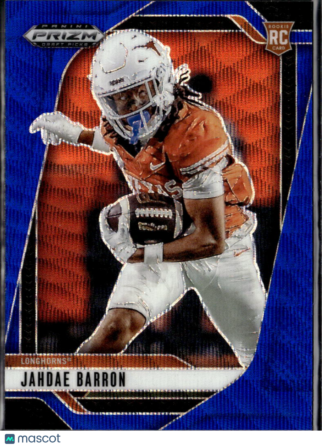Jahdae Barron 2025 Prizm Draft Picks RC Blue Wave 211/299 Texas Longhorns